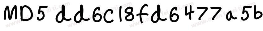 MD5 dd6c18fd6477a5b8f2d349c11e4169字体转换